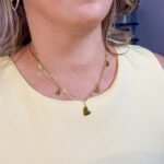 CORDÃO FEMININO CORRENTE DELICADO CORAÇÕES VALÉRIA - Imagem 4