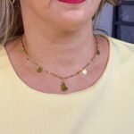 CORDÃO FEMININO CORRENTE DELICADO CORAÇÕES VALÉRIA - Imagem 7